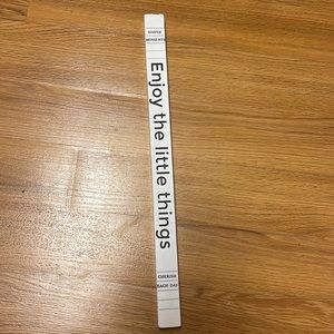 “Enjoy the little things” wall decor